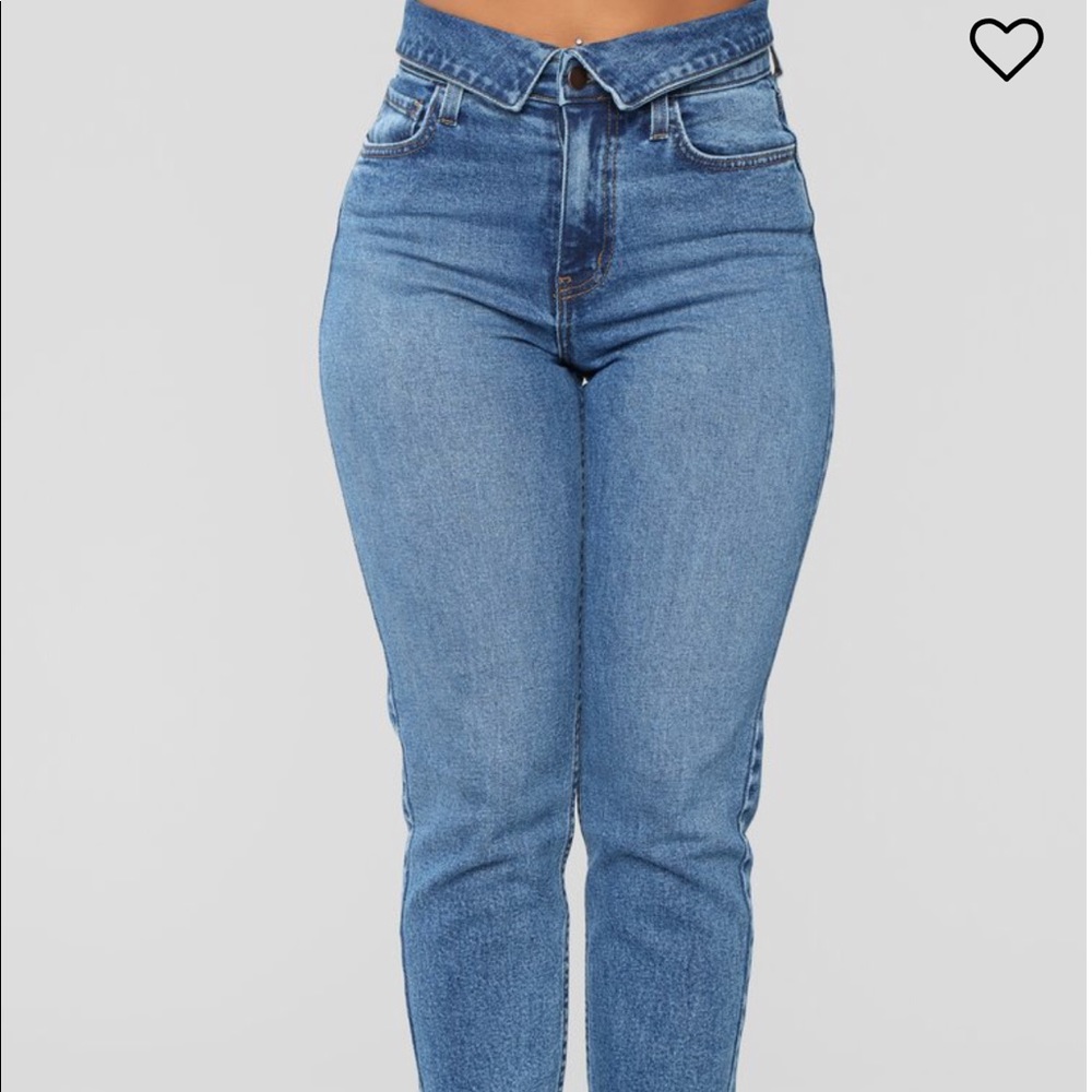 ❤️Fashion nova Never been worn layover jeans❤️